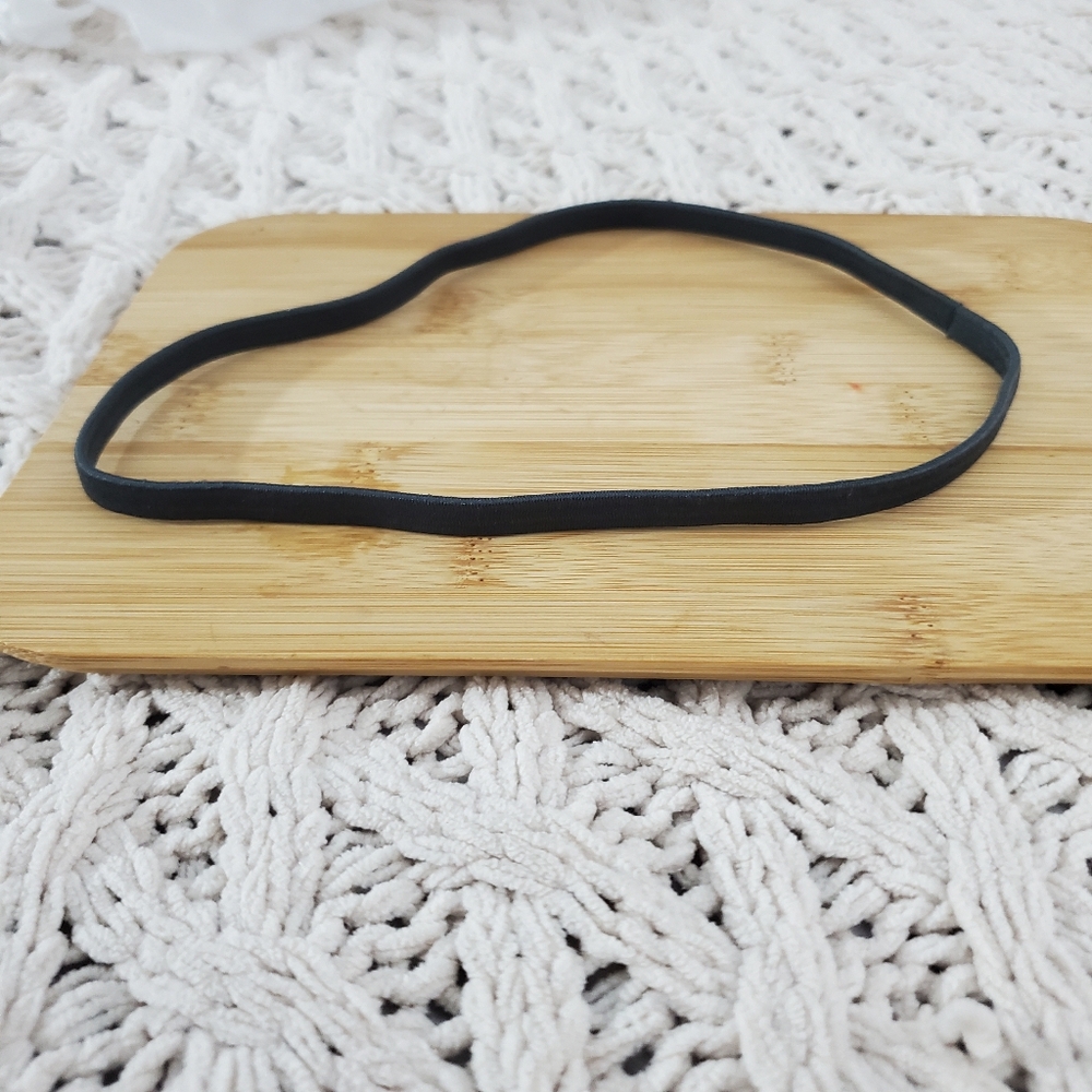 Free With Purchase- Charcoal Grey Stretch Headband- add on bundle